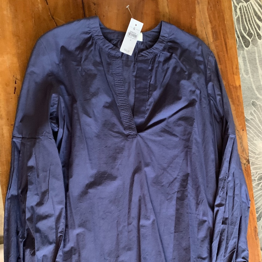 Loft Lou & Grey Blue Long Sleeve NWT